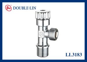 China ISO228 Thread 1/2&quot; x 1/2&quot; Polished Brass Angle Stop factory