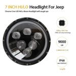 Dust Proof 60W Car LED Fog Lights Black Color 4000lm Lumen 10 - 30V DC