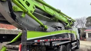 China Three Bridge 52m 2019year Zoomlion Used Concrete Pump Truck For Heavy Duty And High Pressure Pumping factory