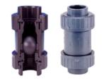 GF 360 Series PVC-U/EPDM JISd63 DN50 Double Union Ball Check Valve – Corrosion
