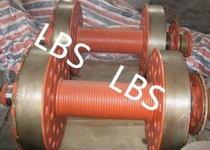 China Left / Right Rotation LBS Grooved Drum For Petroleum Drilling Rig factory