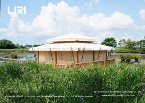 China Outdoor Waterproof Luxury Pattaya Glamping Hotel Tents Double Roof Design factory