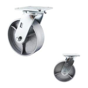 Industrial Cast Iron 360 Degree Rotating 6 Inch Swivel Casters