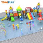 Water Park Slides Equipment Playground Fun Play Splash Plastic Slides Fiberglass