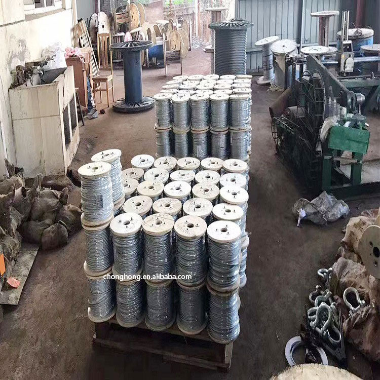 Customized Cable Stainless Steel Wire Rope Galvanized for Elevators Special Cold Heading Steel Standard AiSi