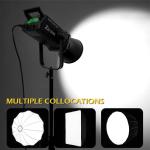 100w Portable Studio Lights With 10 Daylight Effects Cob Led Photographic