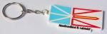 Nice looking cartoon multi - colored PVC keychains for business with you own