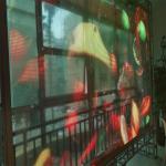 Transparent Led Screen Display Store Glass DC5V Adhesive Wall Indoor P8 Flexible