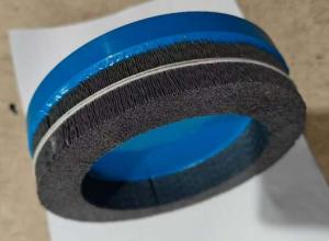 China Abrasive Nylon CNC Deburring Brush Disc 200mm for Surface Preparation factory