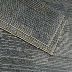 Indoor SPC Vinyl Flooring For Hotel Easy Install Carpet Design Commercial Woven