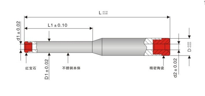 Wear Resistant Stainless Steel Nozzle In CNC Automatic Winding Machine