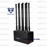 CDMA GSM WiFi Lojack signal Jammer 80m 10W UHF VHF 3G 4G 5G