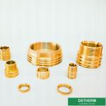 CPVC Fittings Customized Designs Female Brass Inserts Lighter Weight
