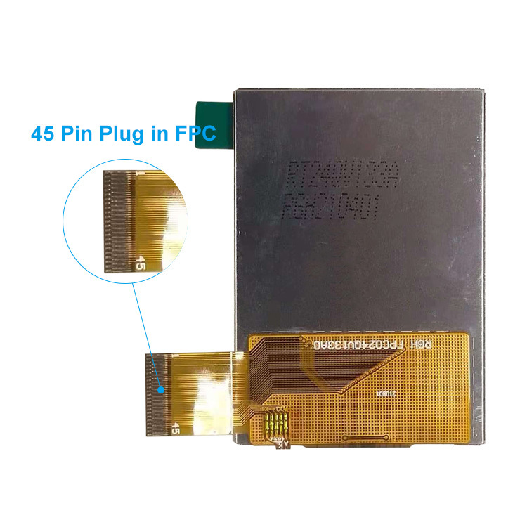 2.4 Inch Transflective TFT Display Tft Lcd Module 240x320 Dots 45pins SPI interface sunlight readable TFT display