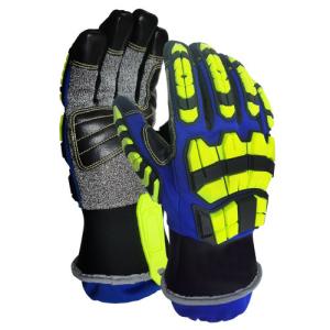 China Hysafety ANSI CUT LEVEL A8 Cut Resistant Gloves / Cut Resistant Mechanics Gloves factory