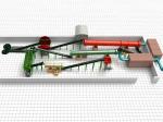 380V Organic Fertilizer Granulator Production Line 20t / H Capacity