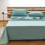 Anti Dust Mite Soft Wrinkle Free Bed Sheet Sets Temperature Regulation 3PCS 4