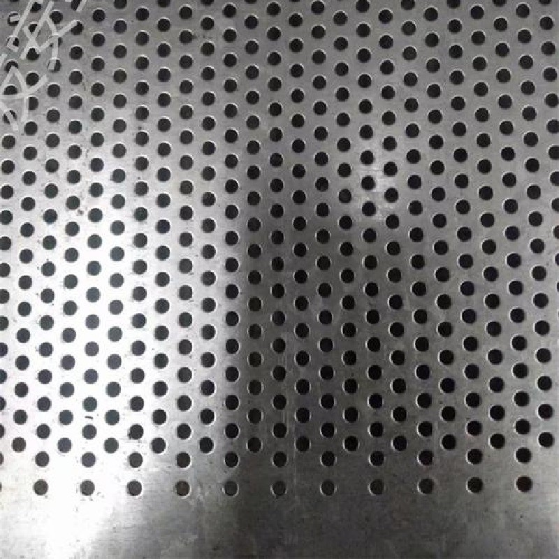2mm Round Hole Perforated Stainless Steel Mesh Sheet 3.5mm Pitch Grade 304 316l