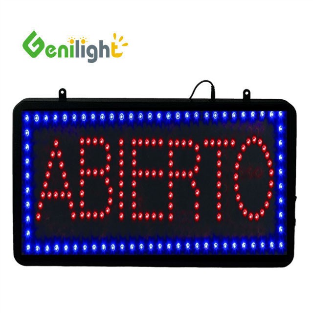 Custom Advertising Indoor LED Open Display Sign with Super Brightness by Genilight