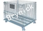40x32x33 Inch Collapsible Metal Storage Containers , Industrial Collapsible