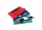 Card Thumb Drive with LOGO Printing USB Memory Stick Waterproof 1GB to 128GB