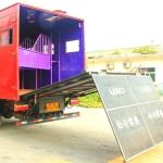 Fold Away 12V 1 Ton Tail Lift 200*220cm Hydraulic Portable Tail Lift