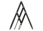 Black Stainless Steel Permanent Eyebrow Shaving Tool Easy To Operate