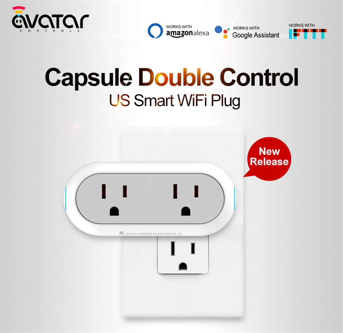 2 in 1 smart wifi plug with ETL certificate