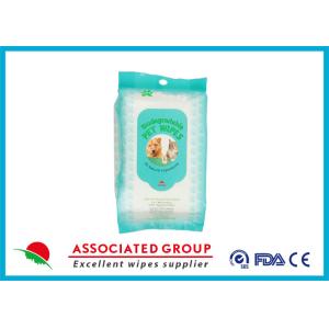 Biodegradable Dog Face Wipes Preservative Free With Sanitizing