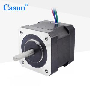 China 0.43N.M Dual Shaft Stepper Motor NEMA 17 DC With Automatic Packaging Machine factory