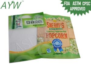 China NY PE Lined Fresh Popcorn Food Vacuum Bags For Frozen Storage Vacuum Packaging factory