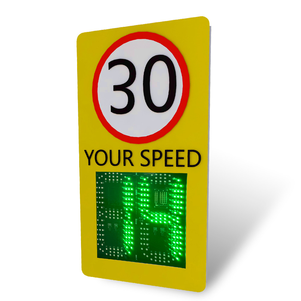 Solar LED Radar Speed Signs with Phone APP Parameter Adjustment