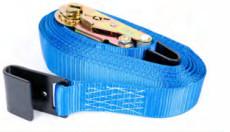 China Rust Resistant Polyester Ratchet Tie Down Straps 2500 Lbs 2 Inches factory