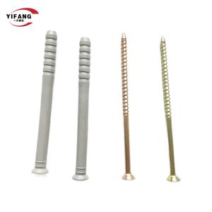 China 6*30mm 10*300mm Plastic Expansion Bolt Fasteners factory