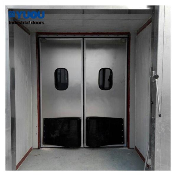 Food Grade 304 Stainles Steel Sheet Restaurant Hotel Laboratory Door Traffic