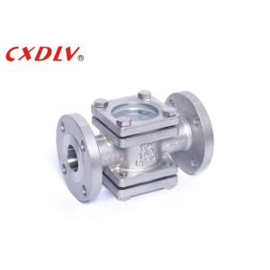 JIS 10K 2  SS Flap Flanged Sight Glass Inside Plate Impeller Spinner Tube Fitting