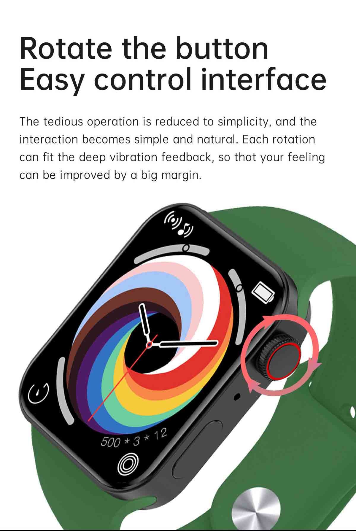1.44 Inch Waterproof Smart Bluetooth Watch Fitness Tracker Pedometer