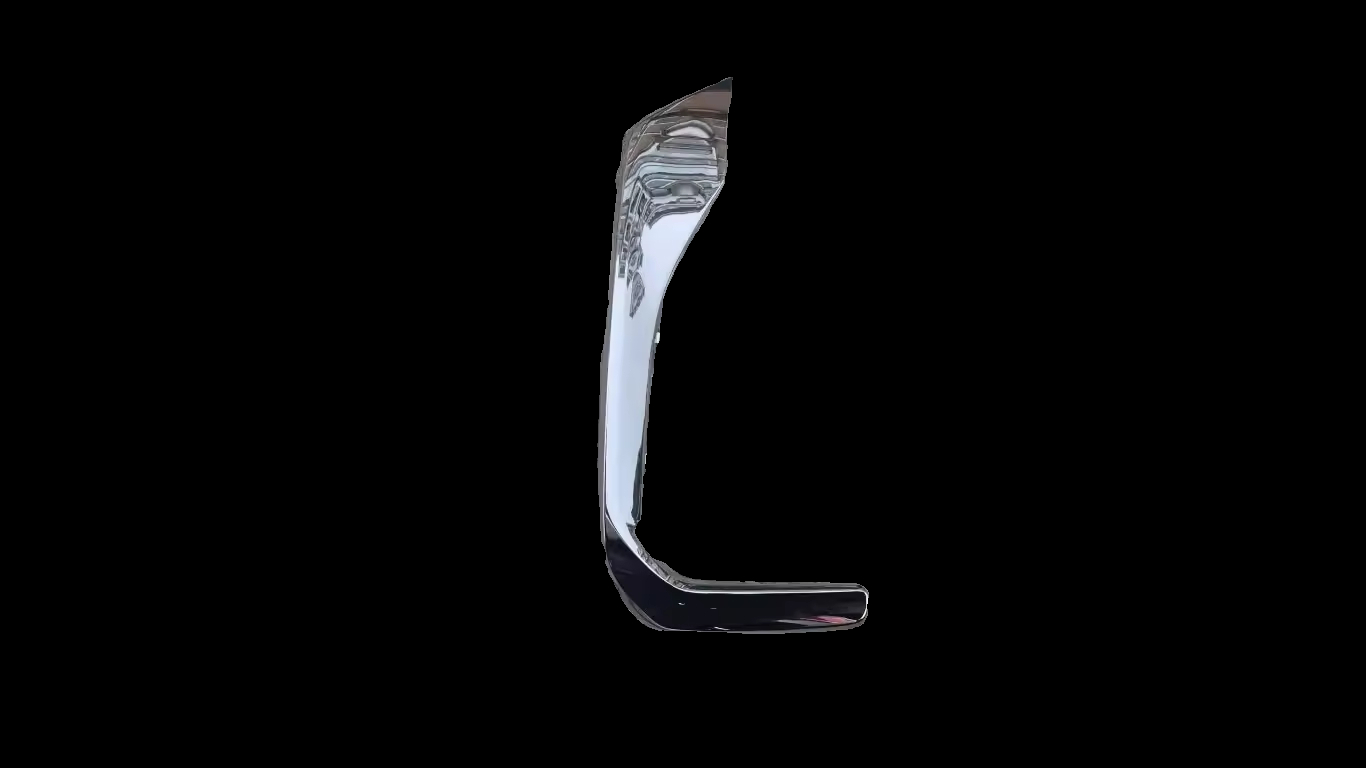 20cm Universal Plastic Rectangle Silver Auto Body System Accessories Left Fog Light Trim