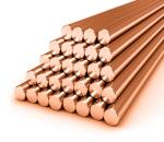GB ISO ASTM JIS Copper Round Bar Excellent Mechanical Characteristics