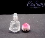 roll on glass bottle perfume bottles 8ml recycled cap plastic and metal roll