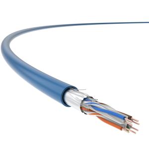 China Network Cable FTP Cat 6 Cable 23AWG Solid Bare Copper Indoor PVC Jacket factory