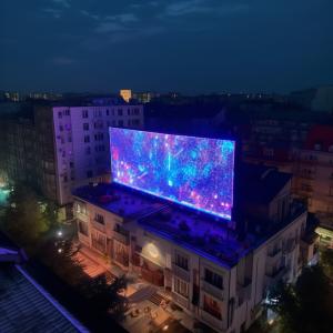 China 6500K LED Advertising Billboard Sign AC110V / 220V 140° Viewing Angle factory