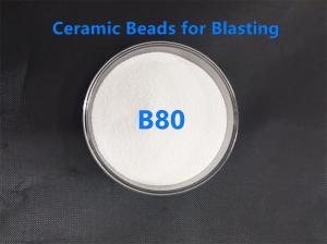 China B80 Zirconia Ceramic Bead Blasting For Mental Clean High Density factory