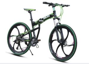 China Fast Speed Aluminum 26&quot; Folding Mountain Bicycle factory