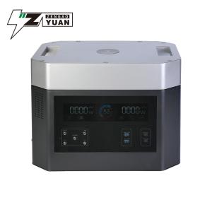 China 1200W 110V AC Outlet Backup Lithium Battery Portable Power Station for Outdoors Camping factory