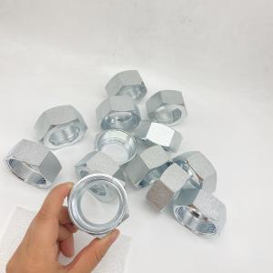 China 2 Carbon Steel Retaining Nuts Adapter Hydraulic Fittings factory