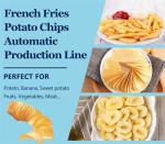 Full Automatic Frozen French Fries Production Line For Food Industry