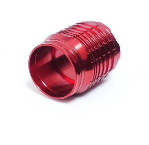 China Mild Steel Custom CNC Machining , Red CNC Turning Mechanical Parts factory
