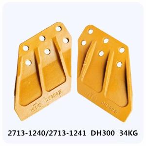 China 2713-1240 2713-1241 side (R/L)cutter excavator spare part for DH420 DH300 excavator bucket factory