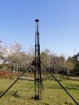 15m Light Weight Telescopic Crank Up Pully Guyed Cell Tower